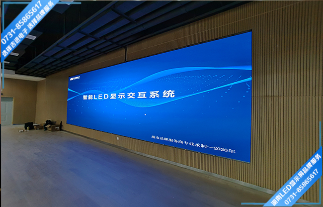 長沙雨花區某小學報告廳LED顯示屏