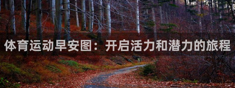 胜天国际体育在线注册：体育运动早安图：开启活力和潜力的旅程