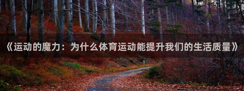 胜天国际2体育：《运动的魔力：为什么体育运动能提升我们的生活质量》